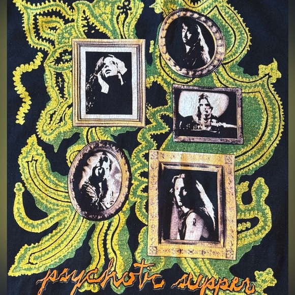 Vintage Tesla Psychotic Supper 1992 Tour T-Shirt - Picture 10 of 10